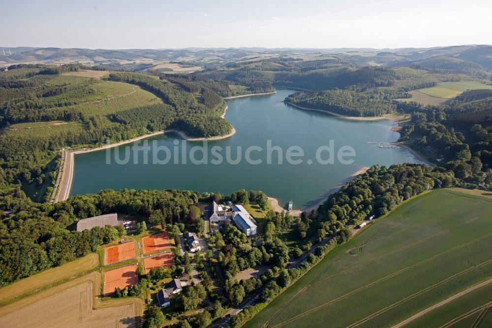 Luftbild Meschede - Hennesee bei Meschede im Bundesland Nordrhein-Westfalen