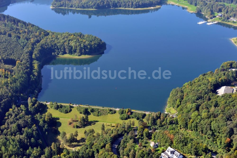 Meschede aus der Vogelperspektive: Hennetalsperre in Meschede im Bundesland Nordrhein-Westfalen