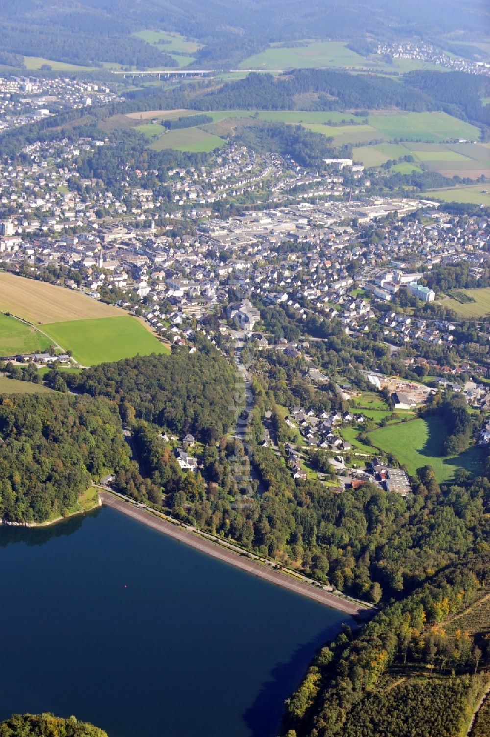 Luftbild Meschede - Hennetalsperre in Meschede im Bundesland Nordrhein-Westfalen