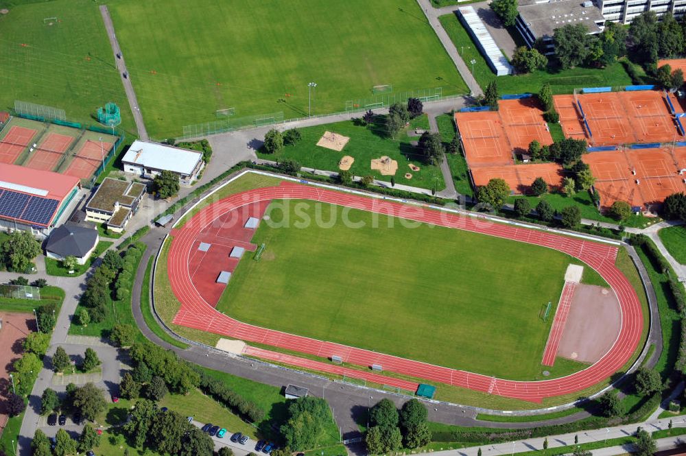 Luftaufnahme Winnenden - Herbert-Winter Stadion Winnenden in Baden-Württemberg