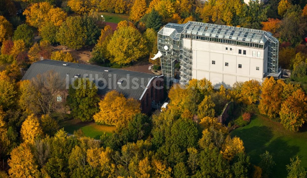 Hamm aus der Vogelperspektive: Herbst im Maximilianpark in Hamm im Bundesland Nordrhein-Westfalen