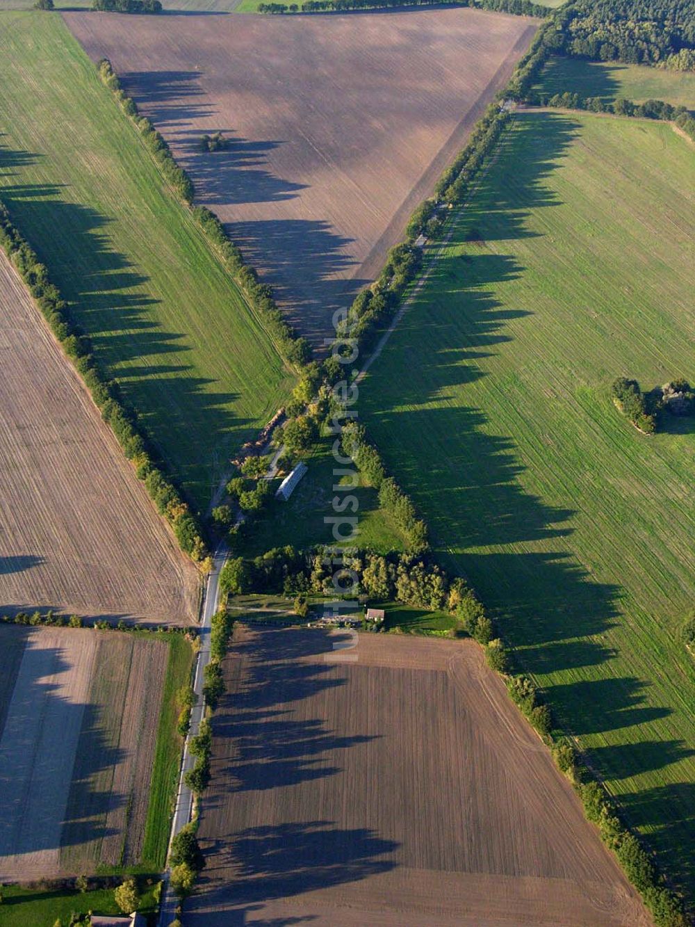 Preetz von oben - Herbstlandschaft