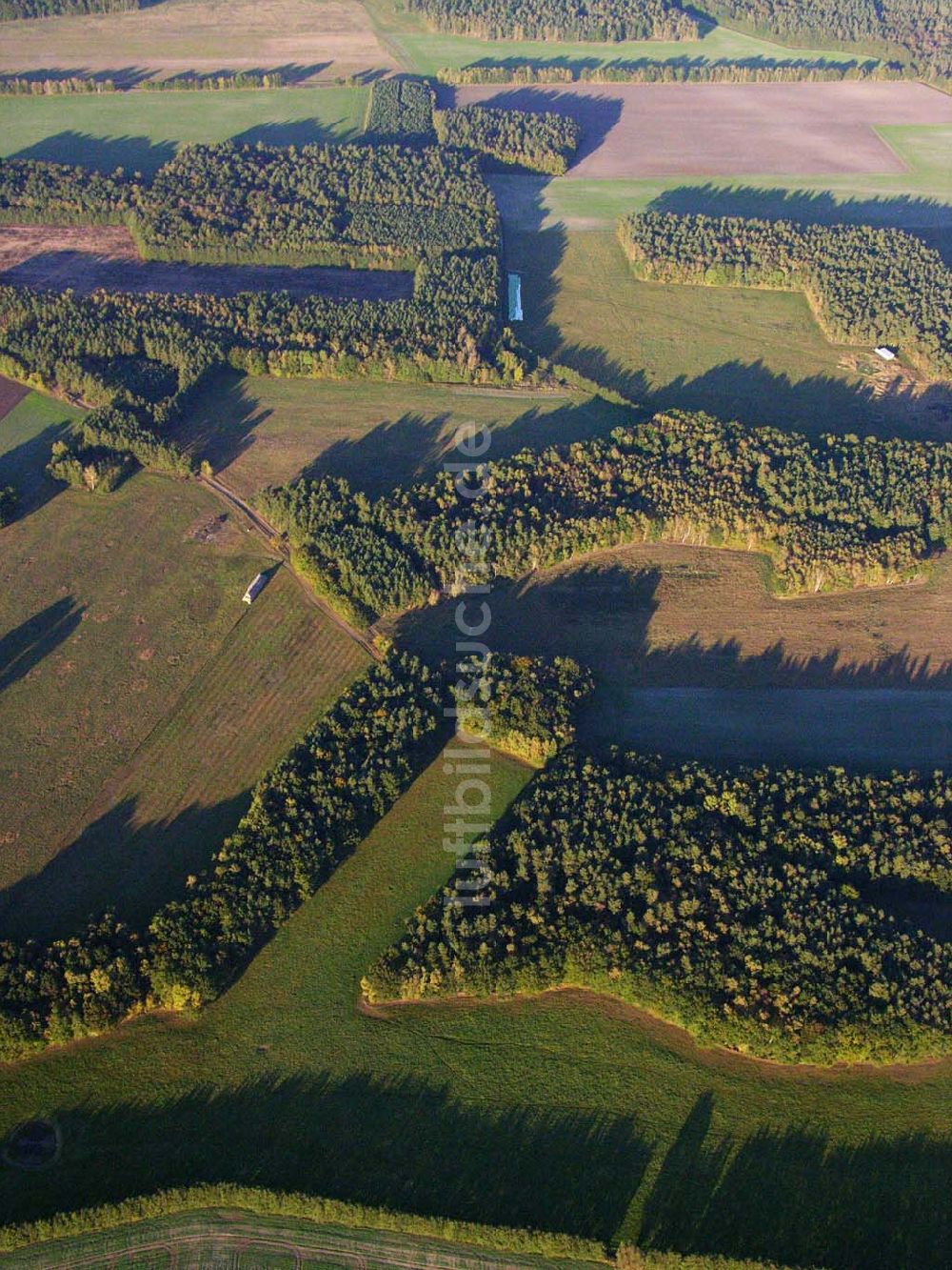 Preetz von oben - Herbstlandschaft