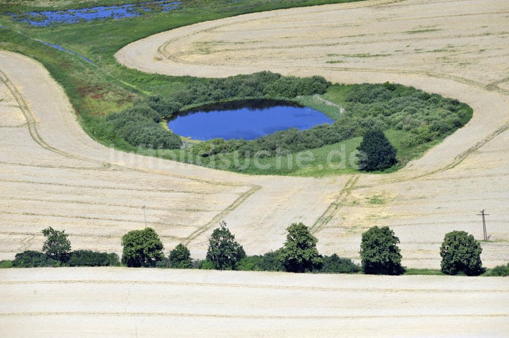 Dalwitz aus der Vogelperspektive: Herbstlandschaft in Mecklenburg-Vorpommern