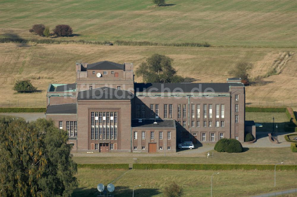 Luftaufnahme NAUEN - Herbstlicher Blick auf das Areal der Kurzwellen- Rundfunksendestelle Nauen