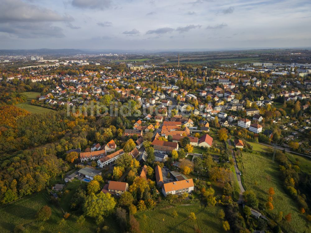 Luftbild Dresden - Herbstluftbild Alt Coschütz in Dresden im Bundesland Sachsen, Deutschland