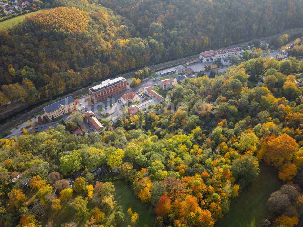 Dresden aus der Vogelperspektive: Herbstluftbild Dölzschen in Dresden im Bundesland Sachsen, Deutschland