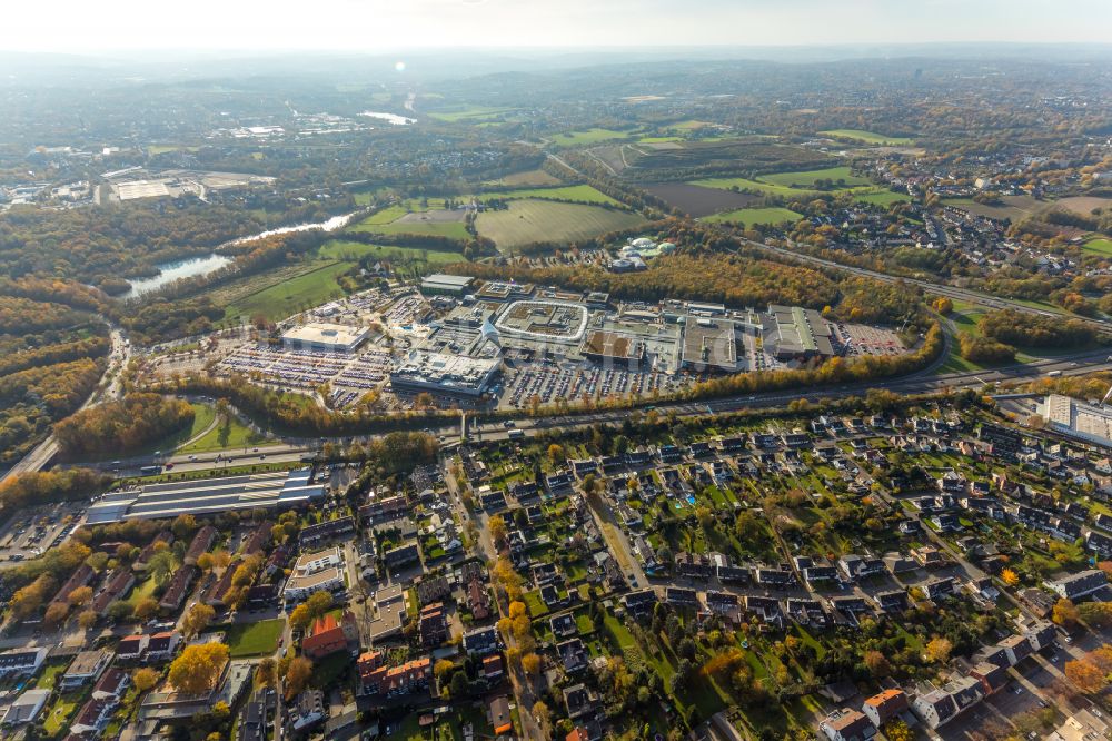 Bochum von oben - Herbstluftbild Einkaufs- Zentrum Ruhr Park in Bochum im Bundesland Nordrhein-Westfalen, Deutschland