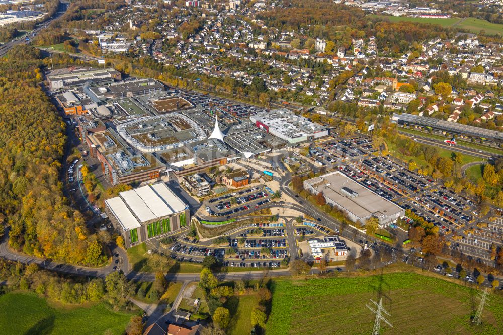 Bochum von oben - Herbstluftbild Einkaufs- Zentrum Ruhr Park in Bochum im Bundesland Nordrhein-Westfalen, Deutschland