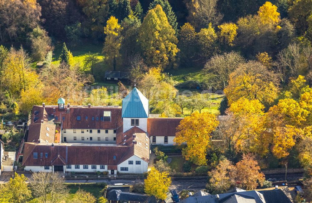 Witten aus der Vogelperspektive: Herbstluftbild Gebäudekomplex des Klosters Kloster der Karmelitinnen in Witten im Bundesland Nordrhein-Westfalen, Deutschland