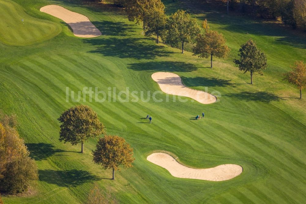 Luftbild Bochum - Herbstluftbild Golfplatz Bochumer Golfclub e.V. Im Mailand in Bochum im Bundesland Nordrhein-Westfalen, Deutschland