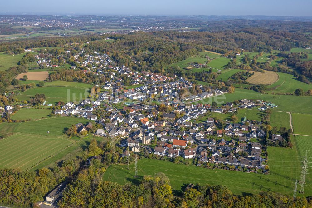 Luftaufnahme Berchum - Herbstluftbild Ortsansicht in Berchum im Bundesland Nordrhein-Westfalen, Deutschland