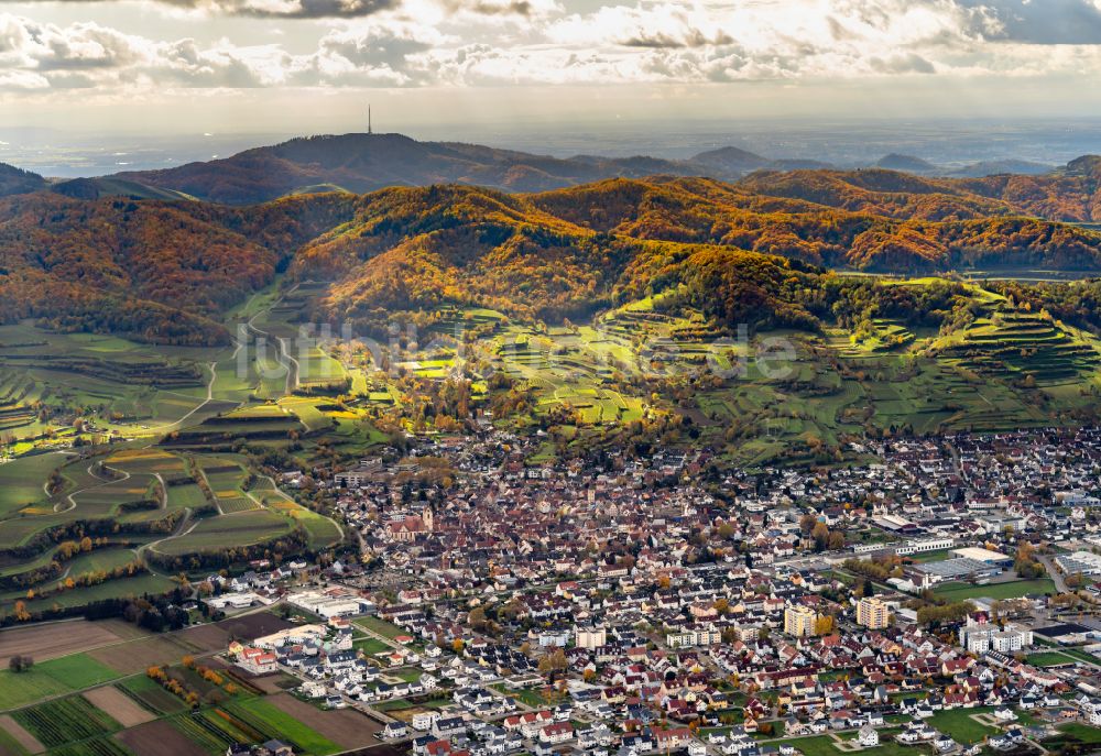 Endingen Am Kaiserstuhl Aus Der Vogelperspektive: Herbstluftbild ...