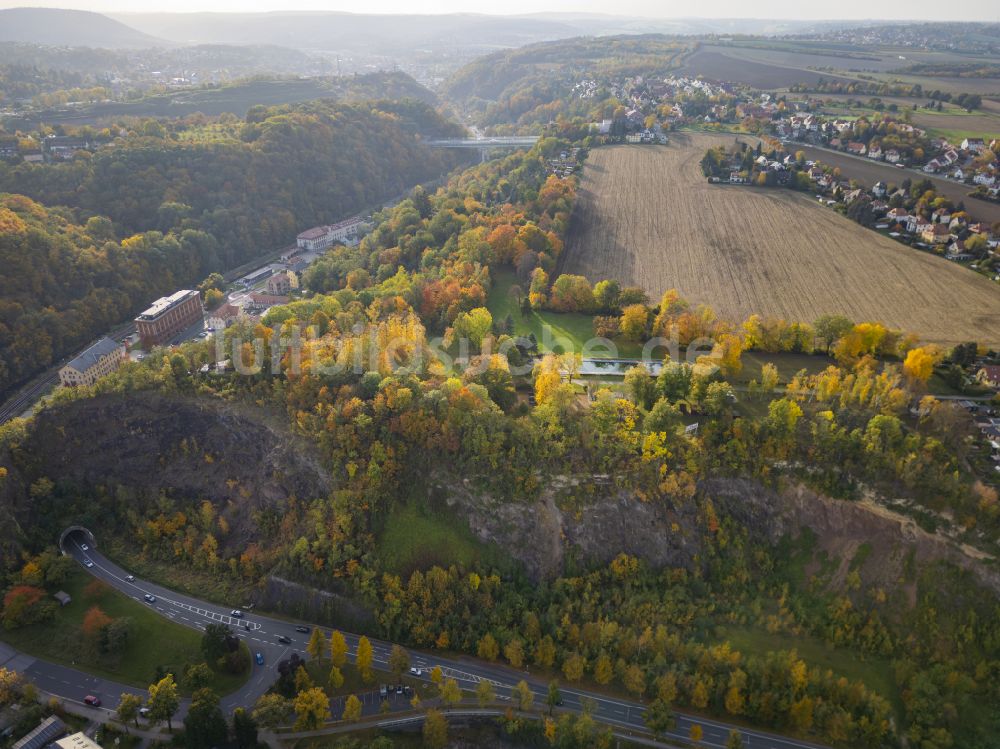 Luftaufnahme Dresden - Herbstluftbild Plauen in Dresden im Bundesland Sachsen, Deutschland