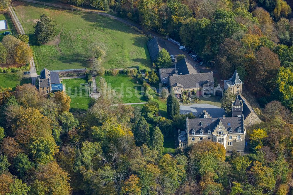 Luftaufnahme Wengern - Herbstluftbild Schloss Haus Mallinckrodt in Wengern im Bundesland Nordrhein-Westfalen, Deutschland