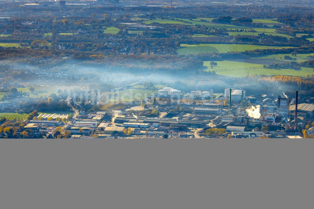 Luftaufnahme Lünen - Herbstluftbild Stadtzentrum im Innenstadtbereich in Lünen im Bundesland Nordrhein-Westfalen, Deutschland