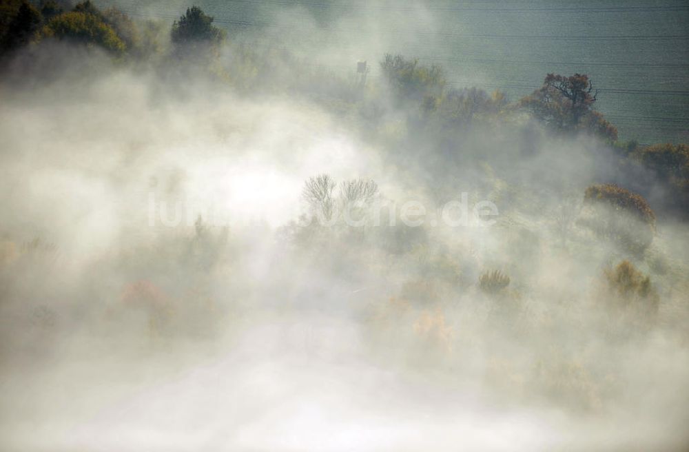 Luftaufnahme Farnstädt - Oberfarnstädt - Herbststimmung bei Farnstädt-Oberfarnstädt in Sachsen-Anhalt