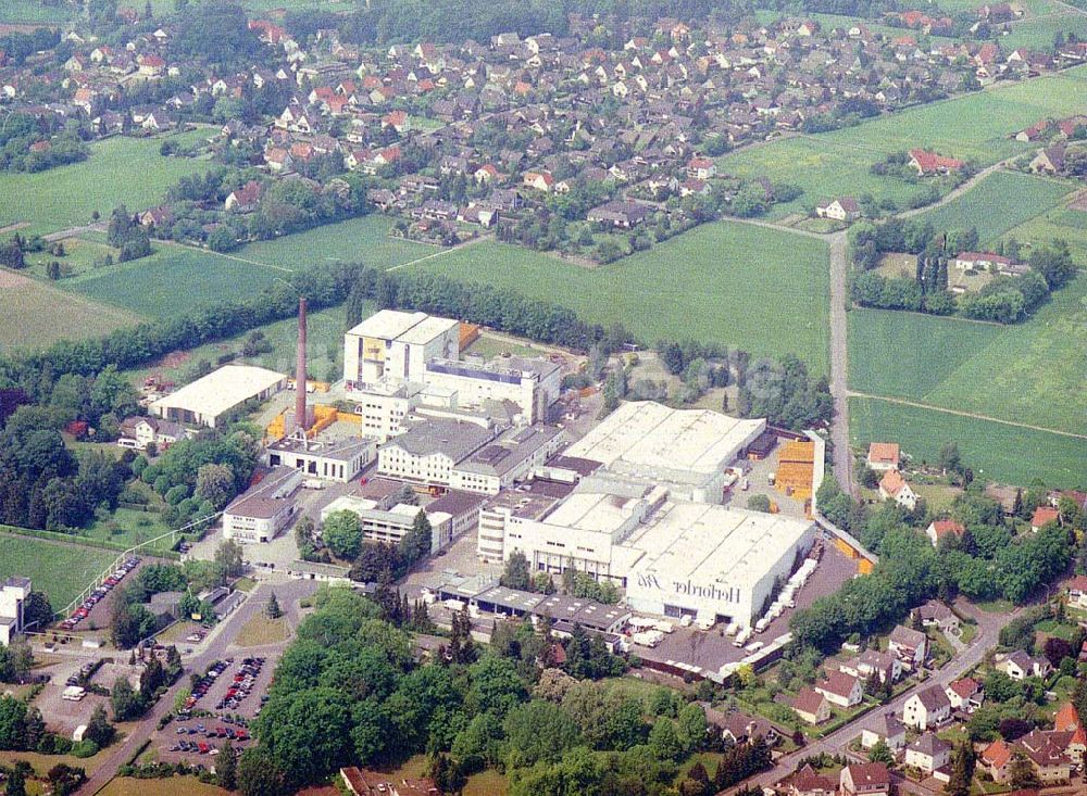 Luftbild Herford / NRW - Herforder Brauerei.