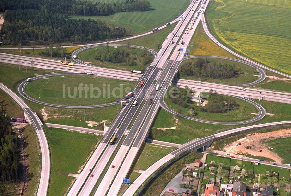 Thüringen aus der Vogelperspektive: Hermsdorfer Kreuz