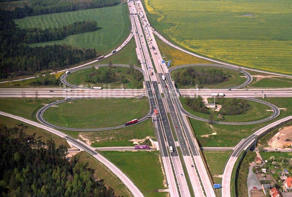 Luftbild Thüringen - Hermsdorfer Kreuz