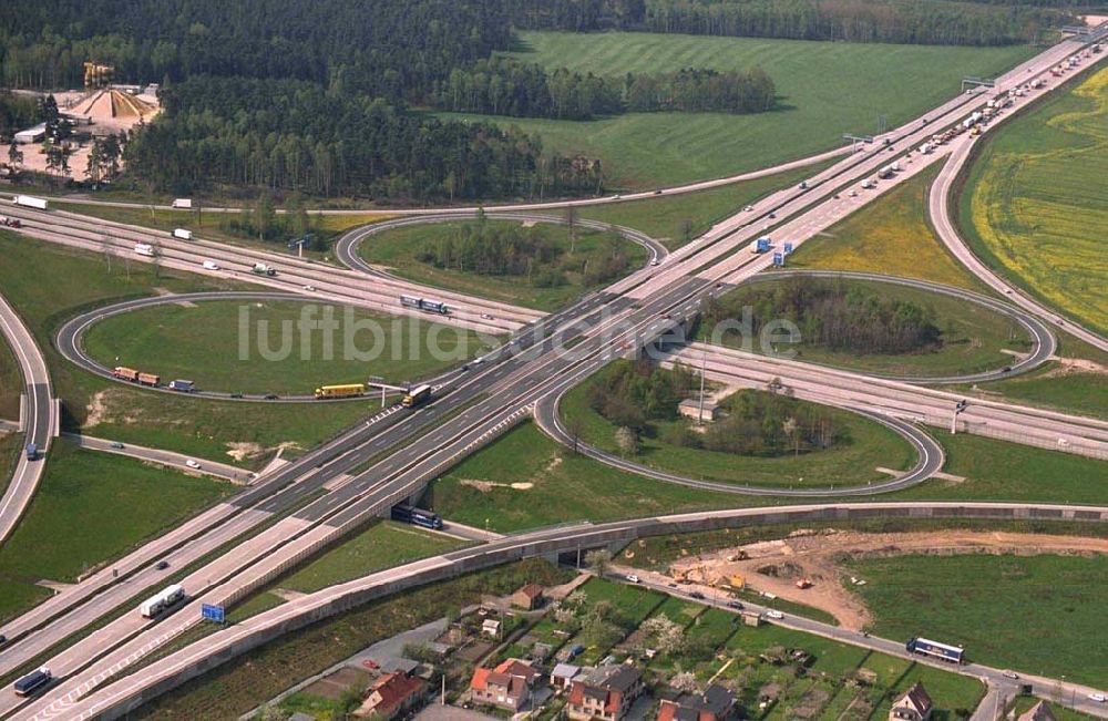 Luftbild Thüringen - Hermsdorfer Kreuz