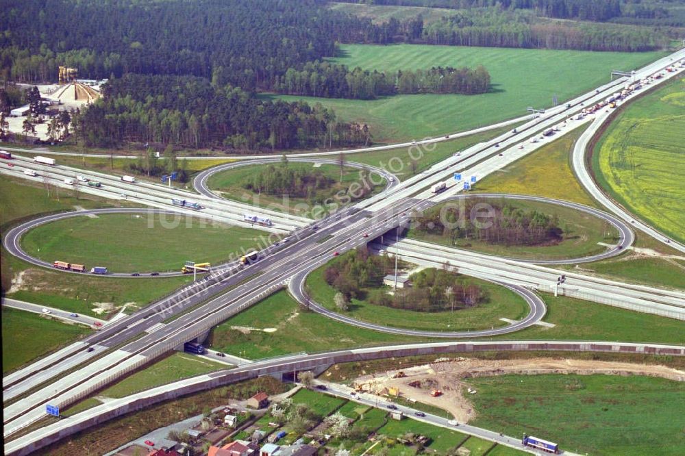 Luftbild Hermsdorf / Thüringen - Hermsdorfer Kreuz