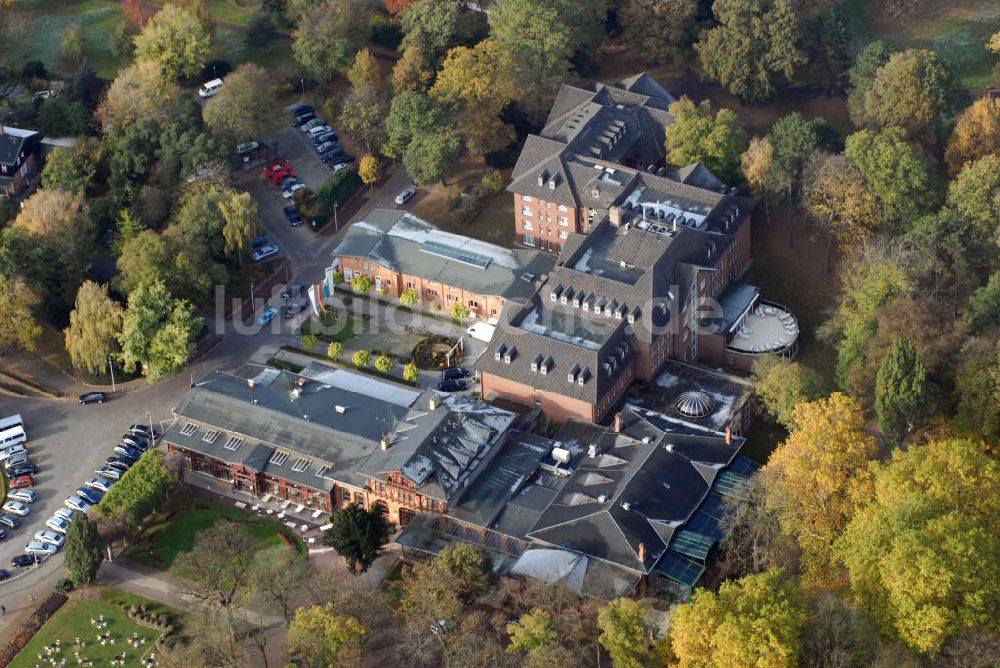 Luftbild Magdeburg - Herrenkrug Parkhotel an der Elbe in Magdeburg