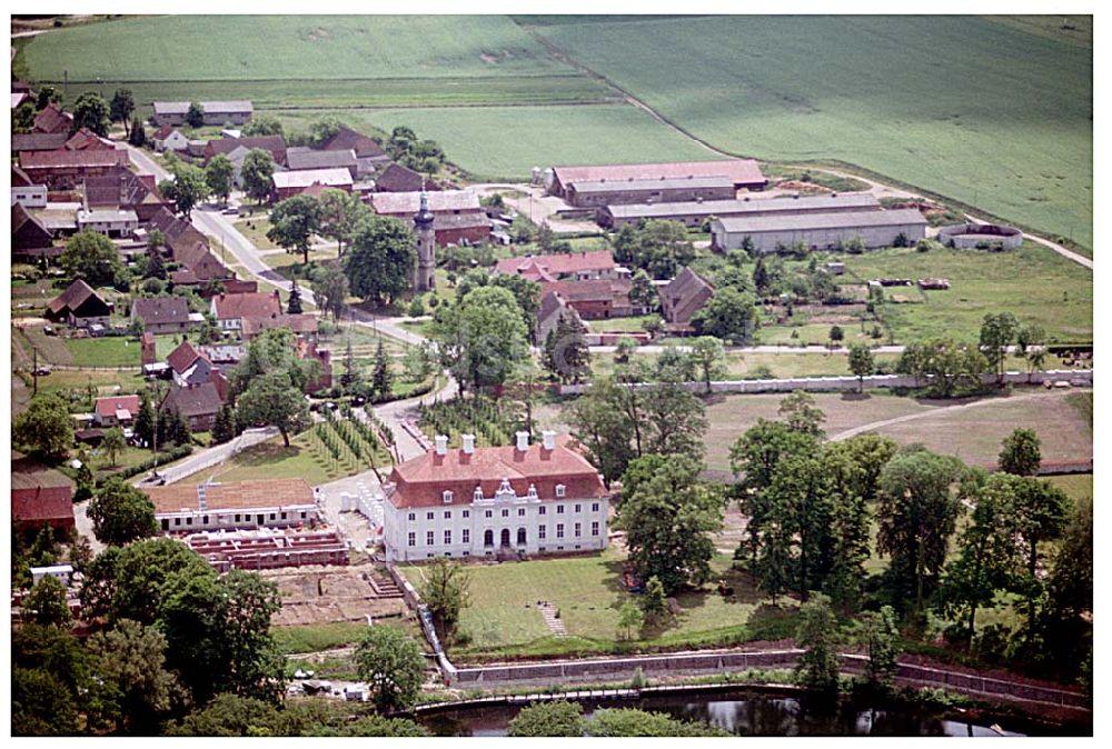 Meseberg / BRB aus der Vogelperspektive: Herrichtung Schloß Meseburg zum Gästehaus der Bundesregierung