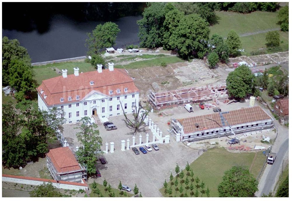 Meseberg / BRB von oben - Herrichtung Schloß Meseburg zum Gästehaus der Bundesregierung