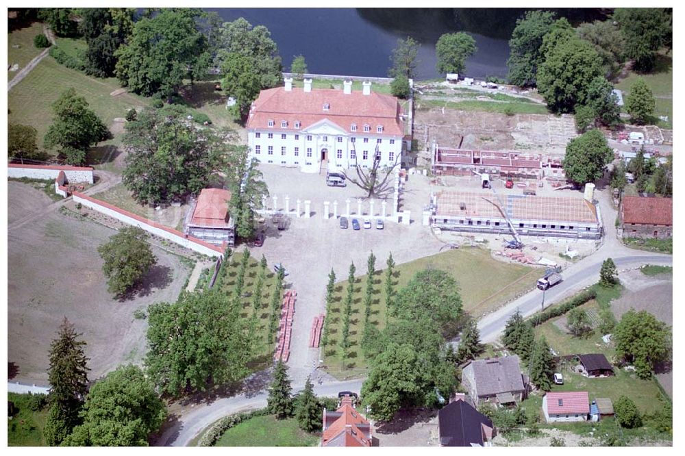 Meseberg / BRB aus der Vogelperspektive: Herrichtung Schloß Meseburg zum Gästehaus der Bundesregierung