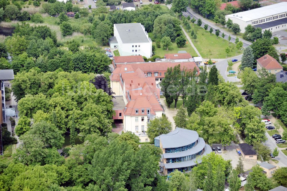 Bernau aus der Vogelperspektive: Herzzentrum Bernau bei Berlin