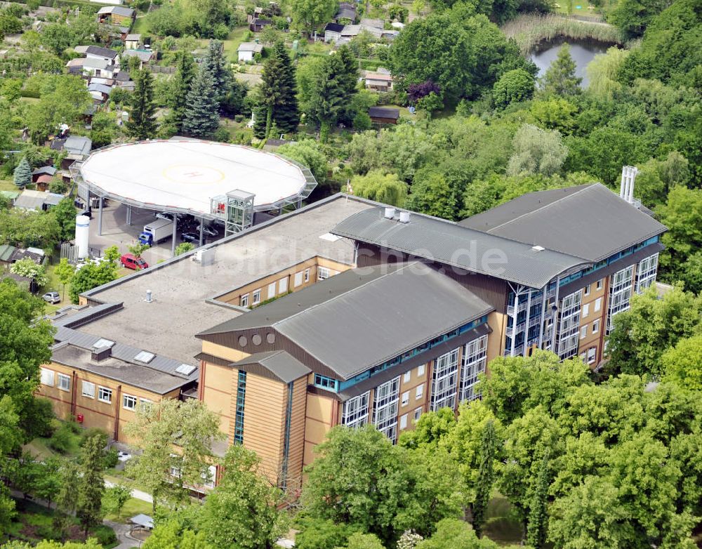 Bernau aus der Vogelperspektive: Herzzentrum Bernau bei Berlin