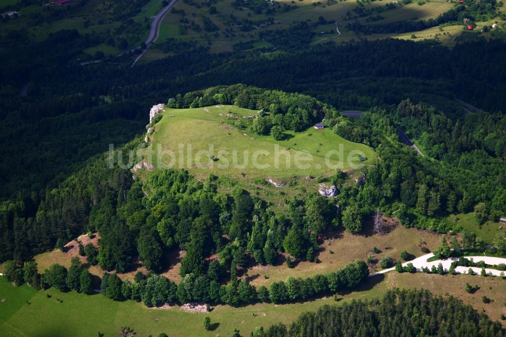 Luftbild Bahlingen am Kaiserstuhl - Hügel bei Bahlingen am Kaiserstuhl im Bundesland Baden-Württemberg