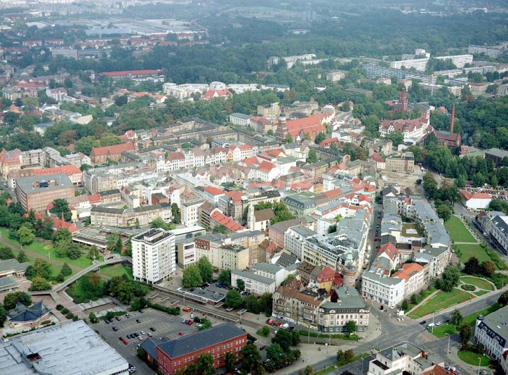 Luftbild Cottbus / Brandenburg - Hist. Stadtkern der Altstadt von Cottbus