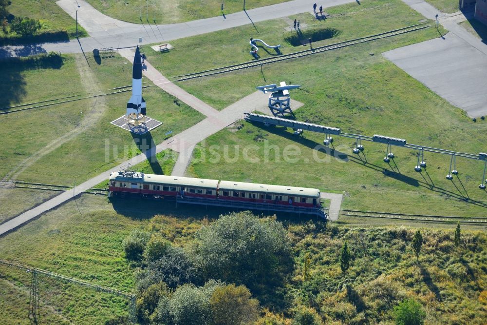 Peenemünde von oben - Historisch-Technisches Museum Peenemünde auf der Insel Usedom im Bundesland Mecklenburg-Vorpommern