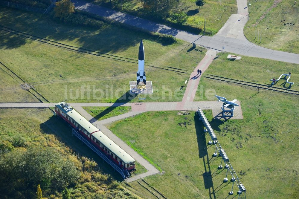 Luftaufnahme Peenemünde - Historisch-Technisches Museum Peenemünde auf der Insel Usedom im Bundesland Mecklenburg-Vorpommern