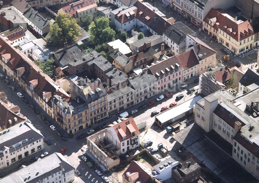 Potsdam von oben - Historische Altbauwohnsiedlung an der Potsdamer Jägerstraße