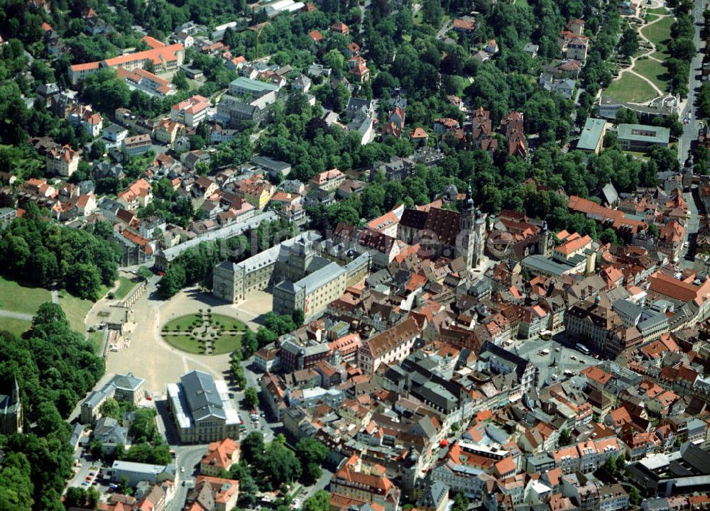 Luftaufnahme Coburg - Historische Altstadt Coburg