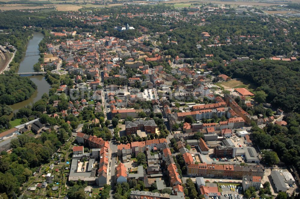 Luftbild Weißenfels - Historische Altstadt von Weißenfels in Sachsen-Anhalt