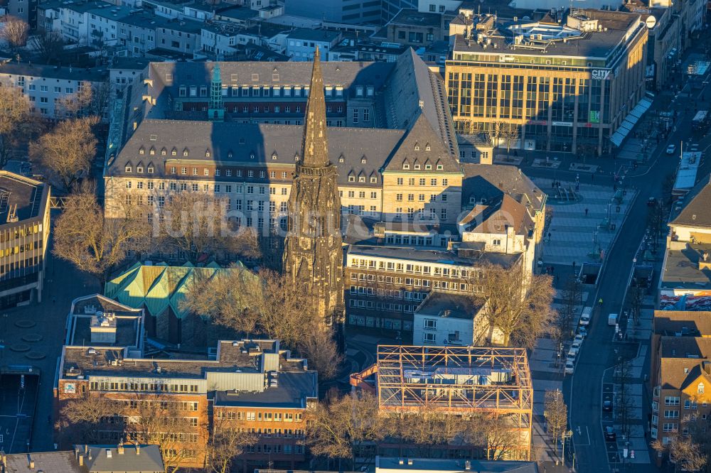 Luftbild Bochum - Historischer Altbau- Gebäudekomplex in Bochum im Bundesland Nordrhein-Westfalen, Deutschland