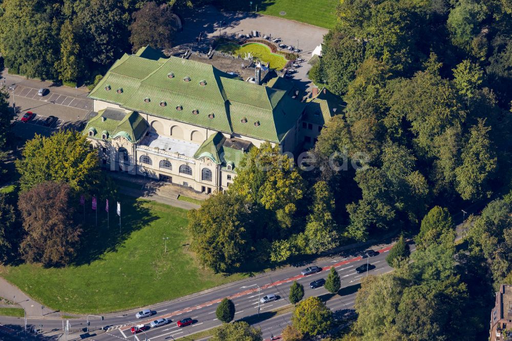 Luftbild Mönchengladbach - Historischer Altbau- Gebäudekomplex in Mönchengladbach im Bundesland Nordrhein-Westfalen, Deutschland