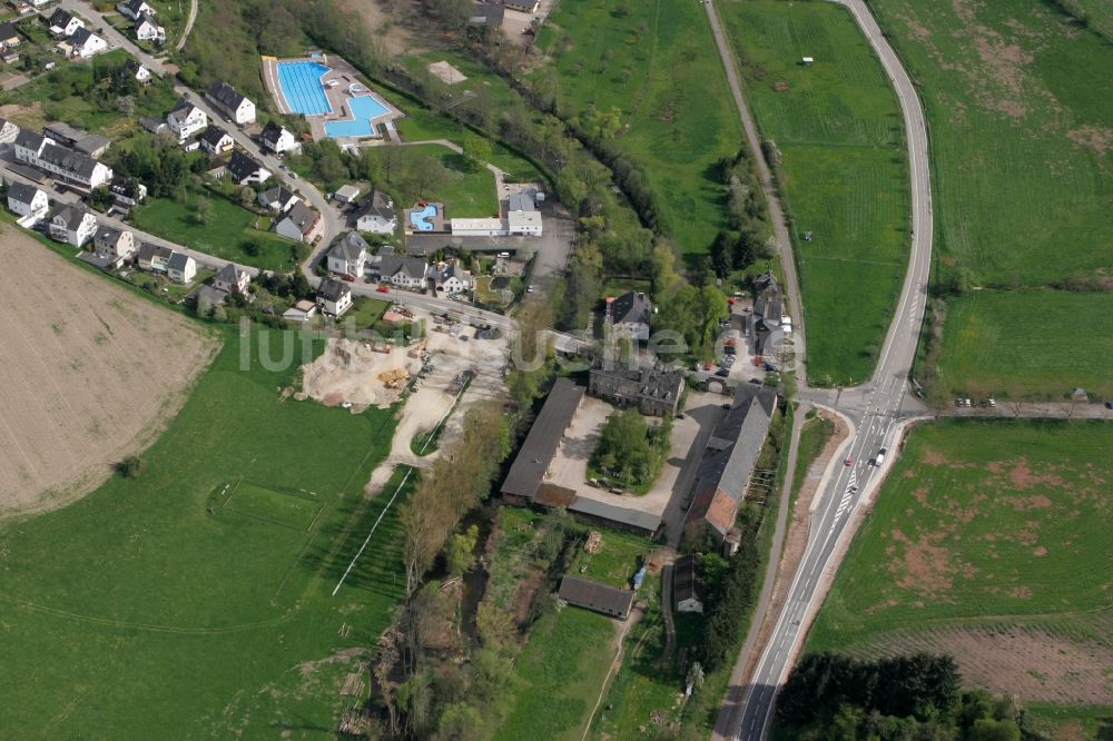 Luftbild Mertesdorf - Historisches Bauernhof in Mertesdorf im Bundesland Rheinland-Pfalz