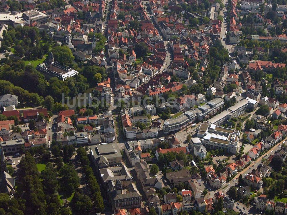 Luftbild Detmold - Historisches Stadtzentrum Detmold