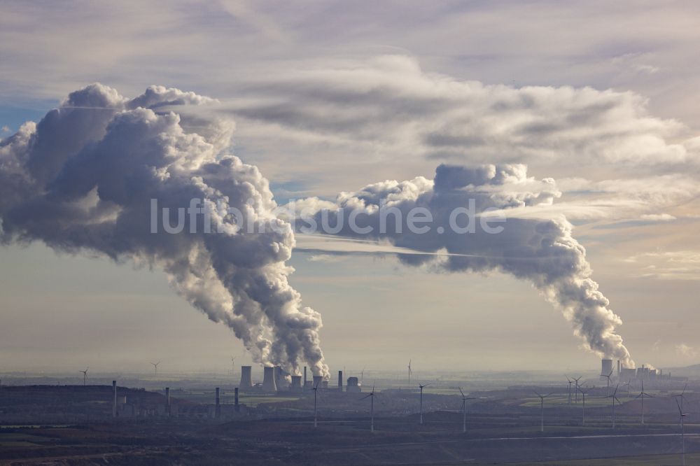 Luftaufnahme Grevenbroich - HKW Heizkraftwerk in Grevenbroich im Bundesland Nordrhein-Westfalen, Deutschland