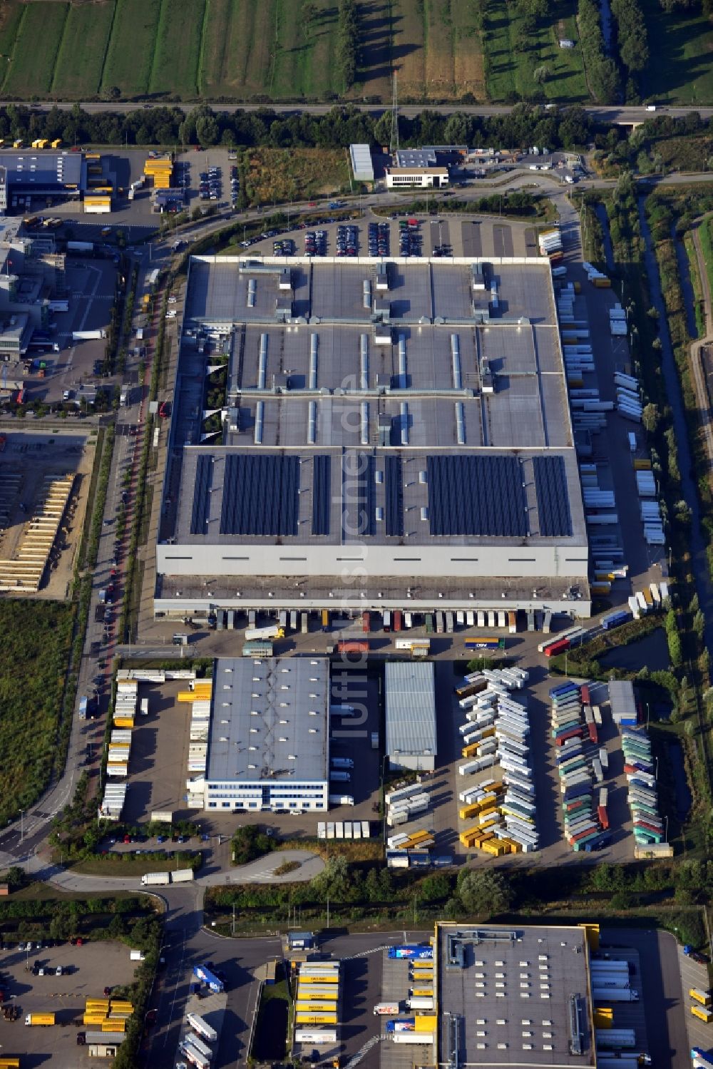 Luftbild Hamburg OT Allermöhe - H&M Hennes & Mauritz Logistik AB & Co. KG im Ortsteil Allermöhe in Hamburg