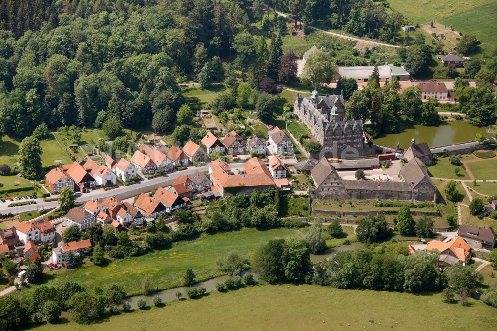 Luftbild Emmerthal - Hämelschenburg in Emmerthal im Bundesland Niedersachsen