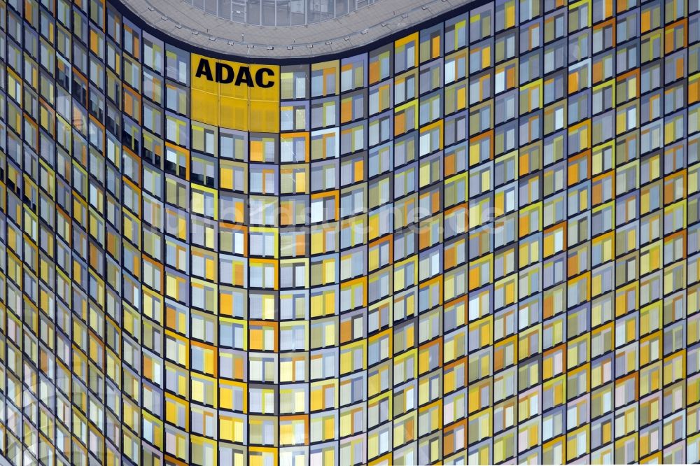 Luftbild München - Hochhaus- Ensemble ADAC Zentrale im Ortsteil Sendling-Westpark in München im Bundesland Bayern, Deutschland