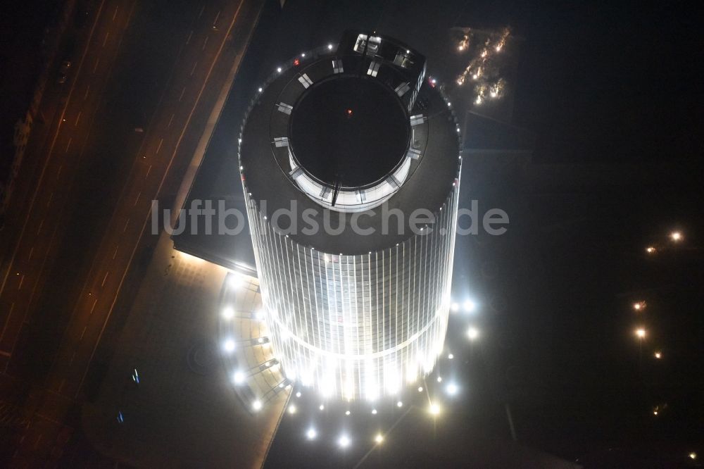 Luftbild Nürnberg - Hochhaus- Gebäude der Nürnberger Versicherungsgruppe an der Ostendstraße in Nürnberg im Bundesland Bayern