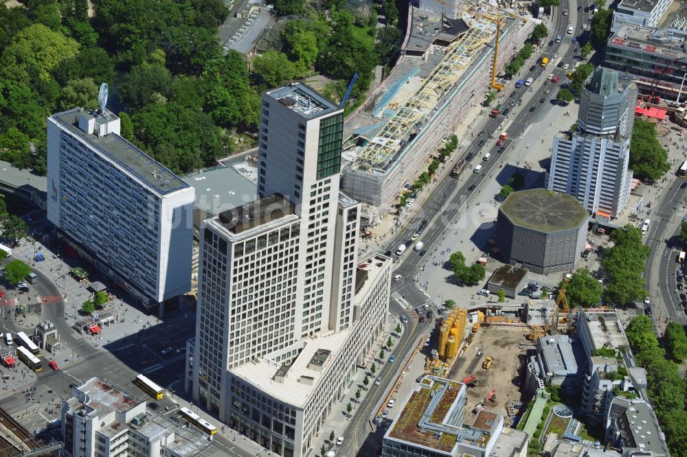 Berlin von oben - Hochhaus Zoofenster in der City West in Charlottenburg in Berlin