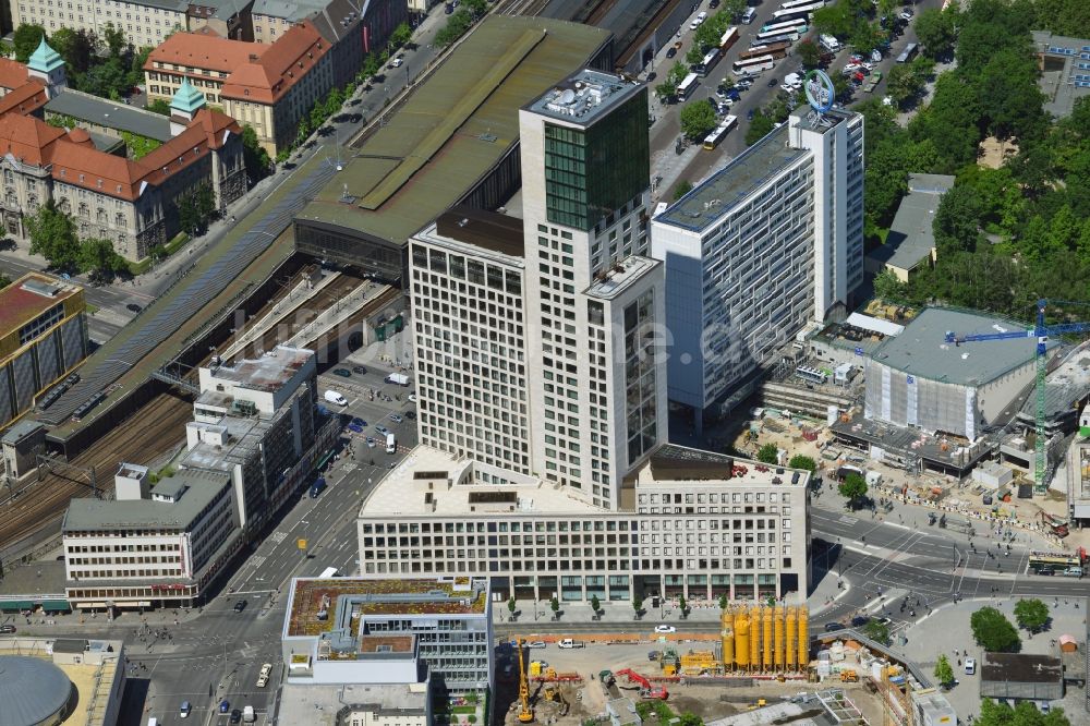 Luftaufnahme Berlin - Hochhaus Zoofenster in der City West in Charlottenburg in Berlin